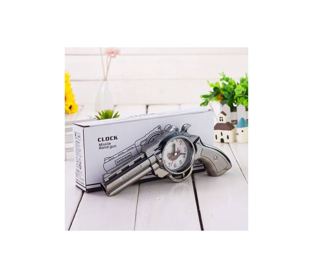 Hand Gun Shaped Alarm Clock