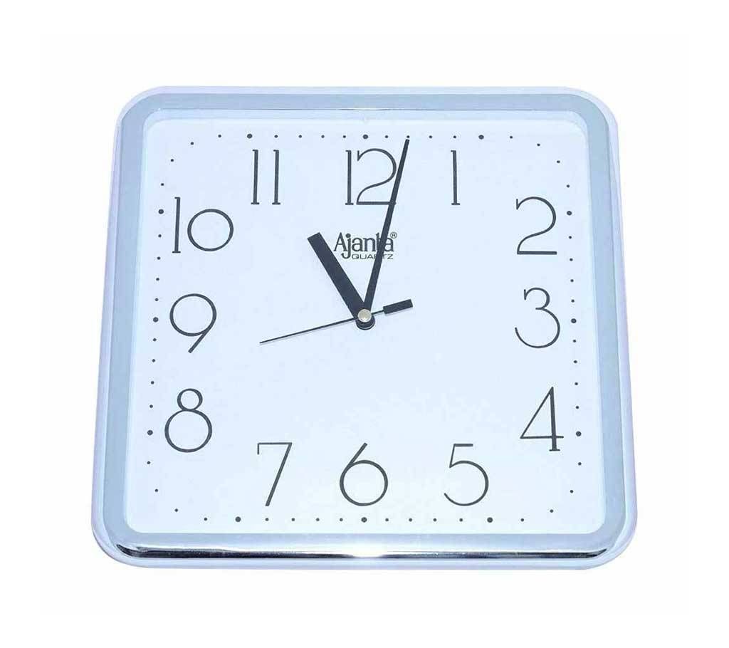 Ajanta Simple Clock (White, 677 DX)