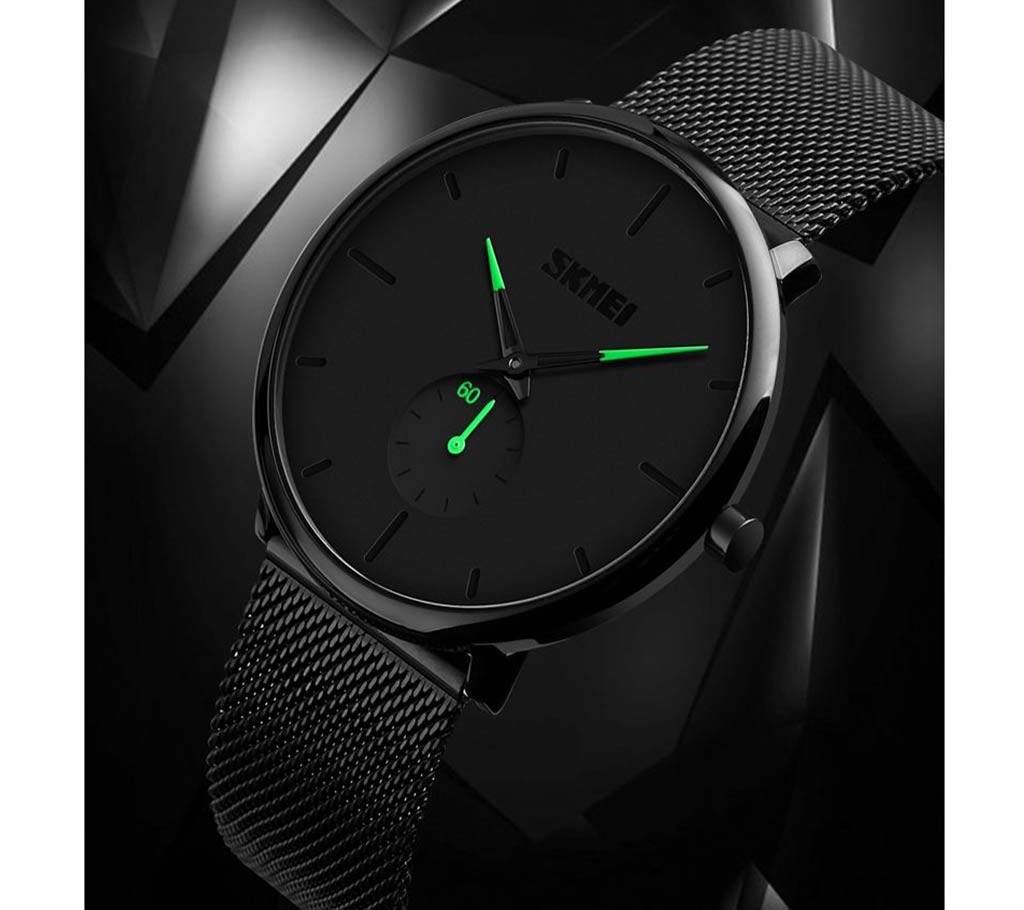 SKMEI 9185 Watch Simple Fashion Ultra-thin 30M Waterproof Quartz Watch For Men