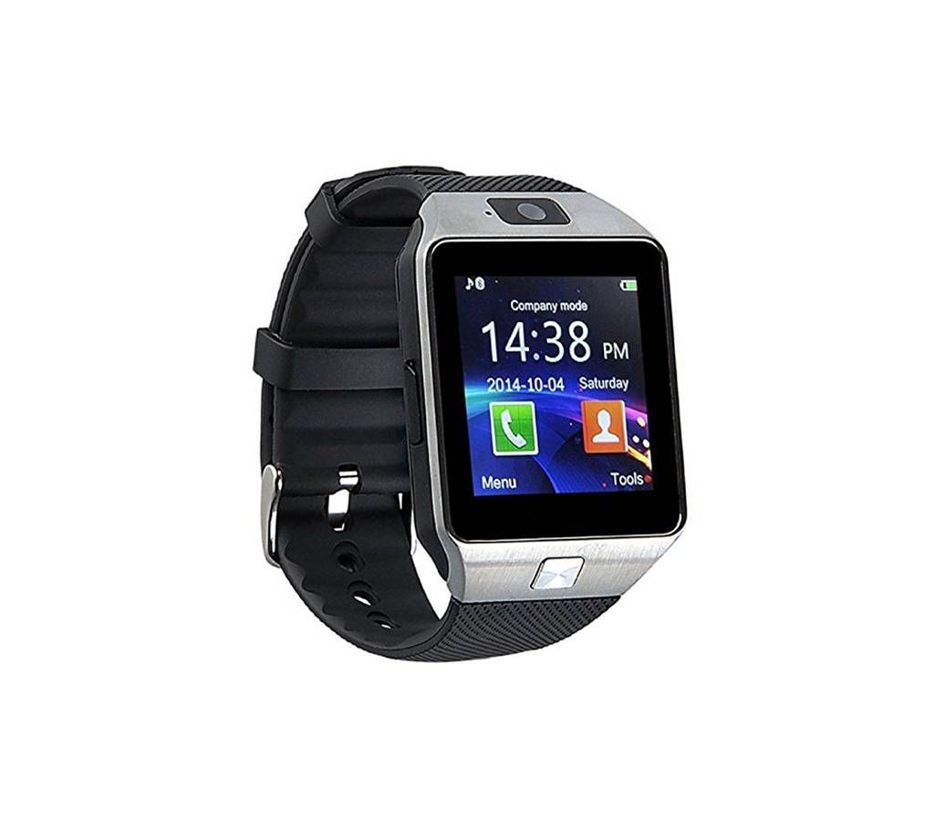 DZ09 Bluetooth Smartwatch with Camera- Silver