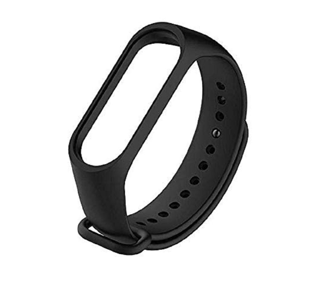 M3-4 Band Strap Black Replacement Silicone Strap Soft Silicone Bracelet Band For Mi Band 3-4 Wristband