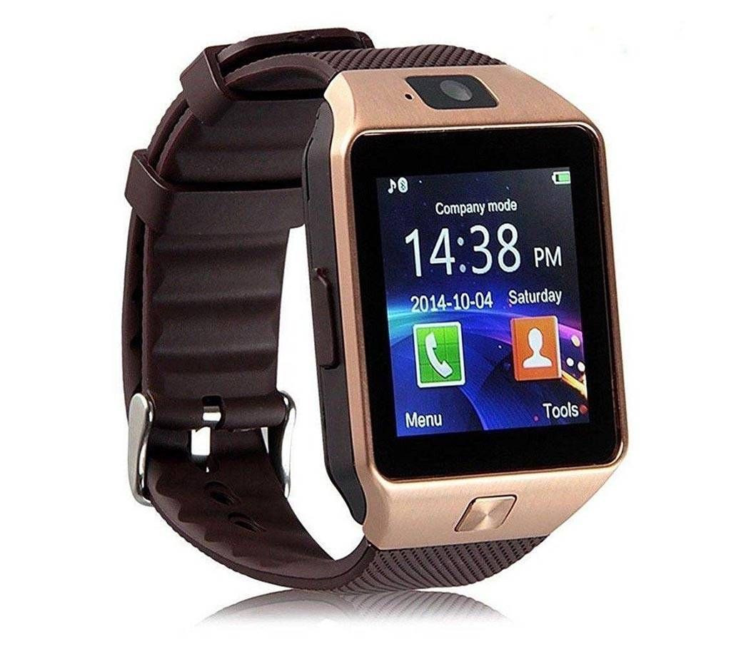 DZ 09 SmartWatch SIM Supported - Golden
