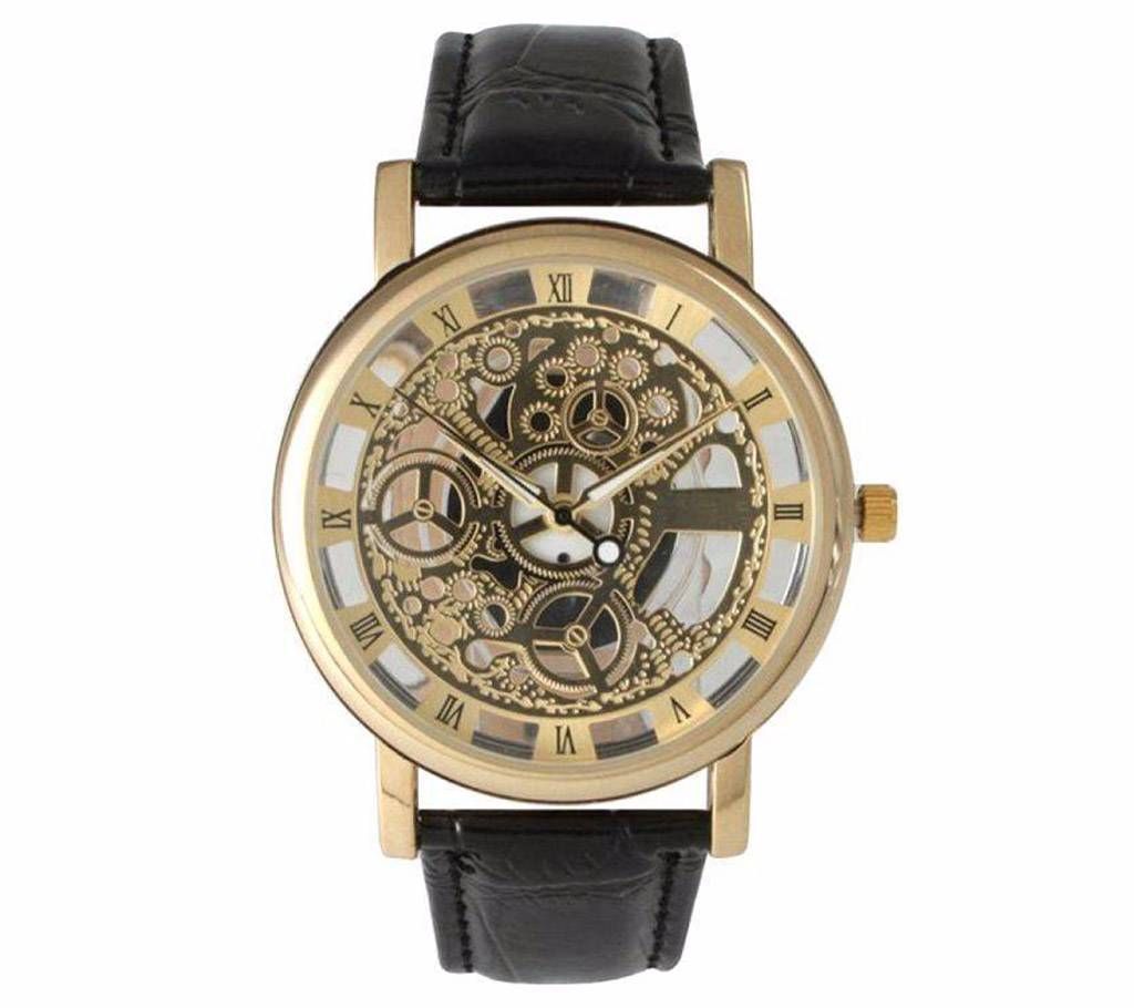 Skeleton Shaped Gents Wrist Watch