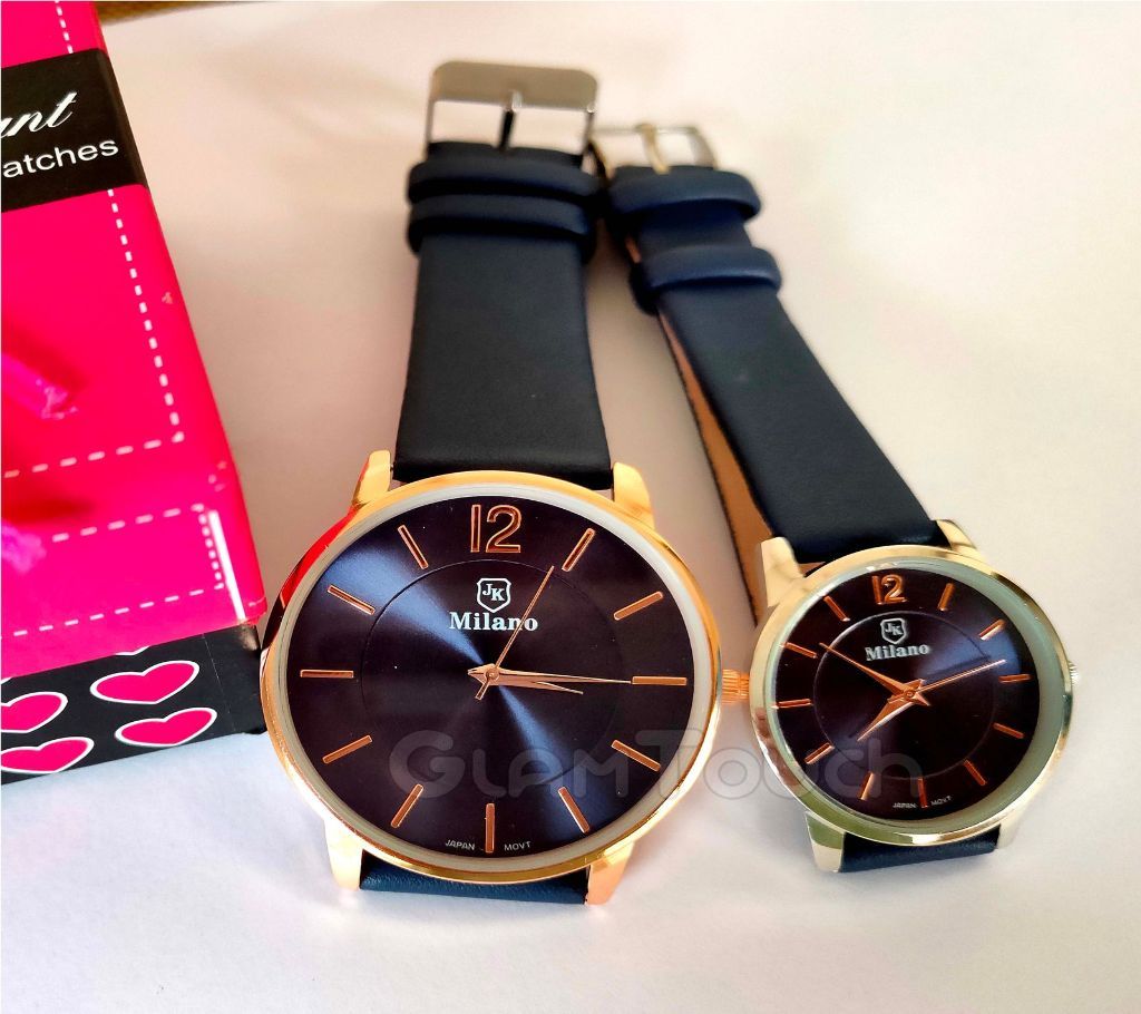 Milano Couple Watch-24-GLM-Black