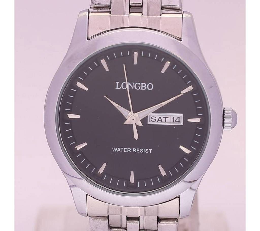 LONGBO Silver Wrist Watch For Men