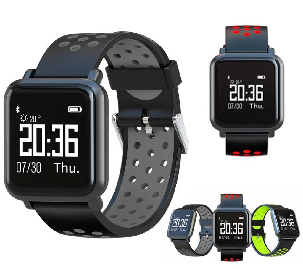 SN60 Smart Watch Wrist Band IP68 Waterproof Blood Pressure Heart Rate Sleep Monitoring