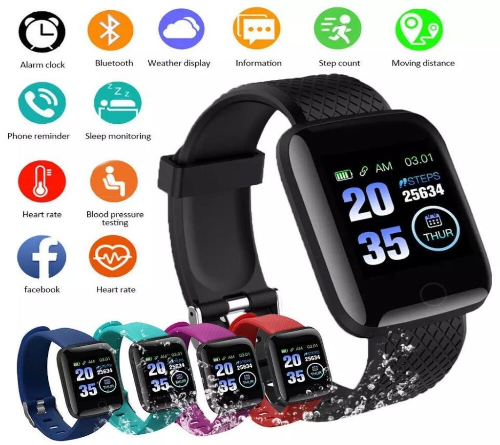 116+ Plus Waterproof  Bracelets & Fitness Tracker