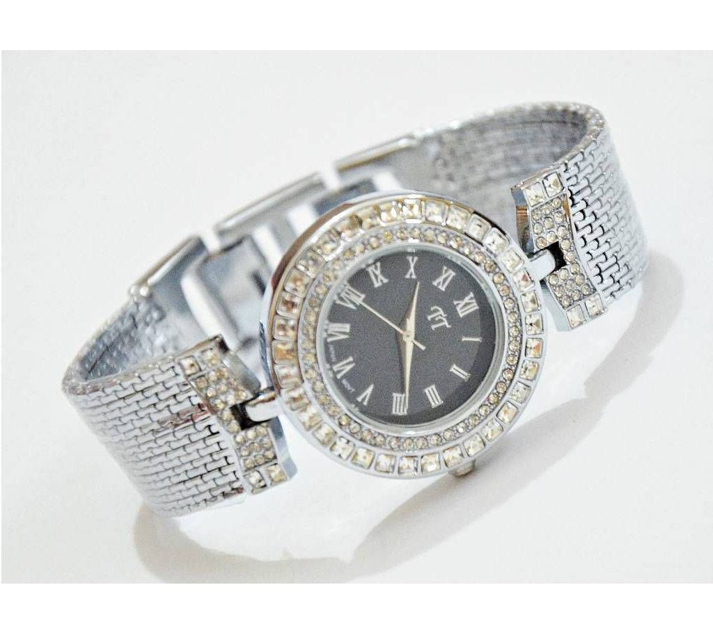 TT Stone Setting Ladies Wrist Watch