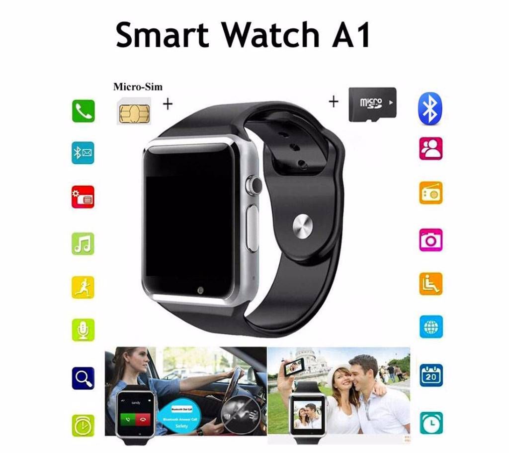 Smart watch Phone A1 - SIM Supported
