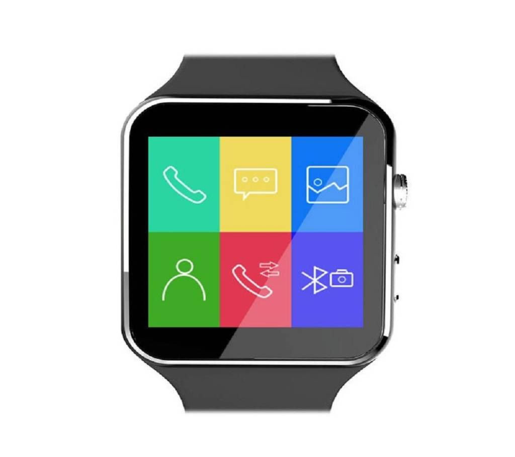 X6 Mobile Watch Sim & Bluetooth connected Curve Display