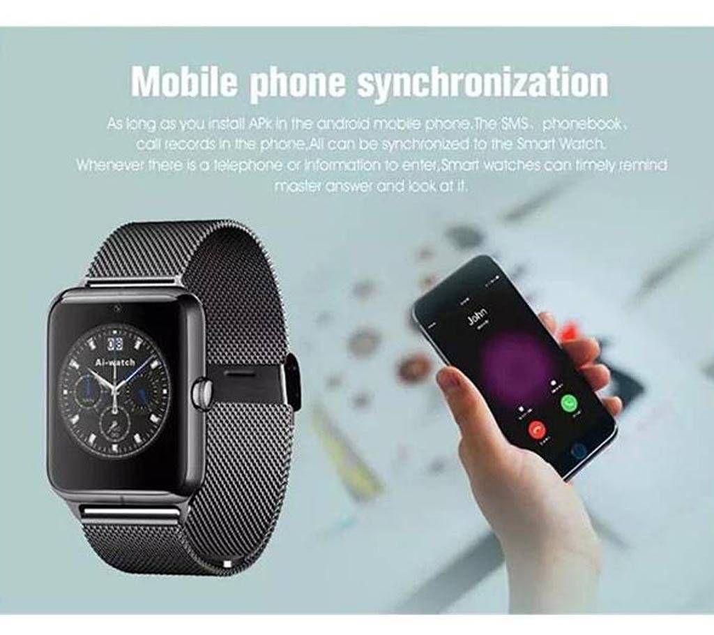 Z60 Smart Watch Steel Support SIM/TF Card