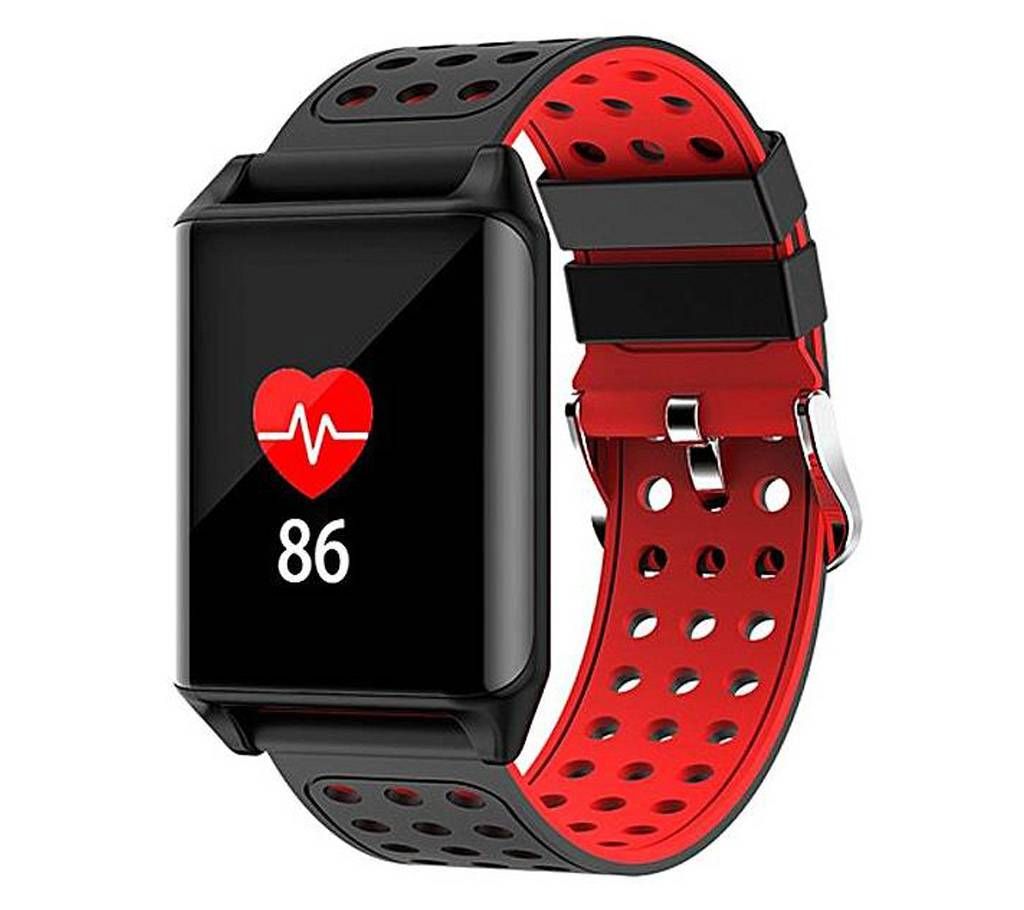 Smart Wristband 2 - Black and Red