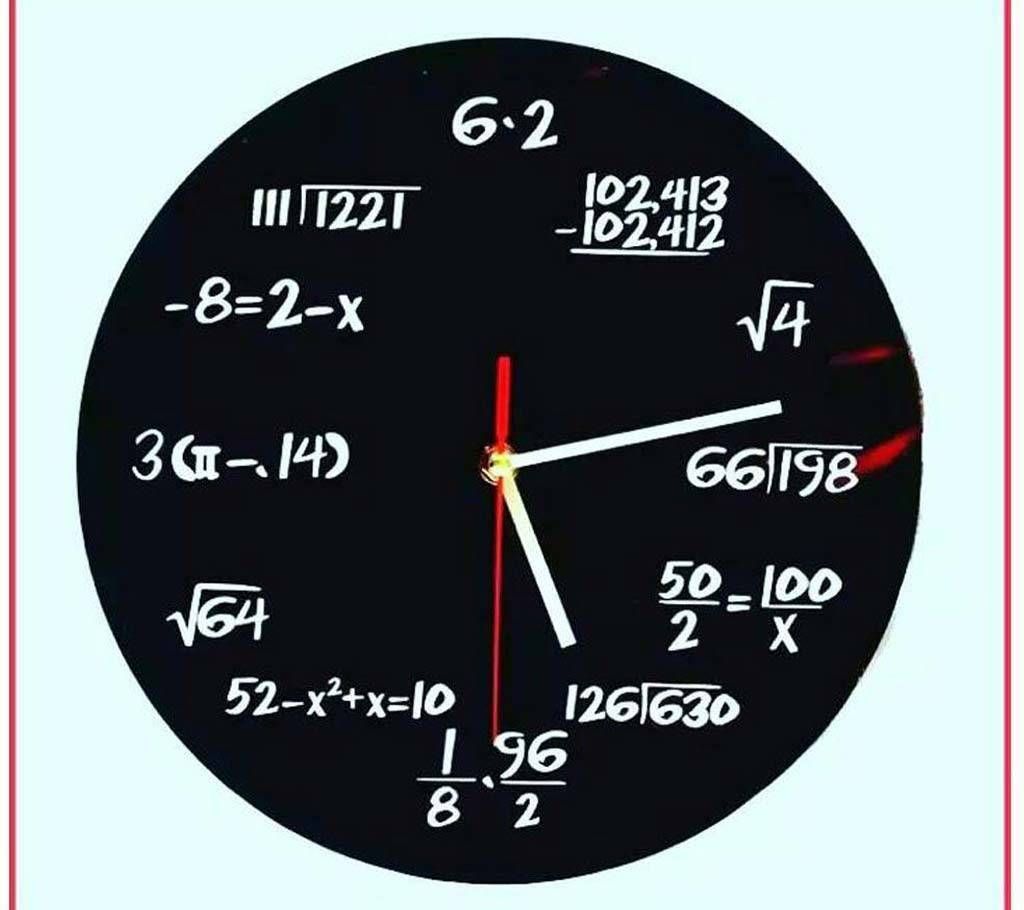 Wall Clock  Black