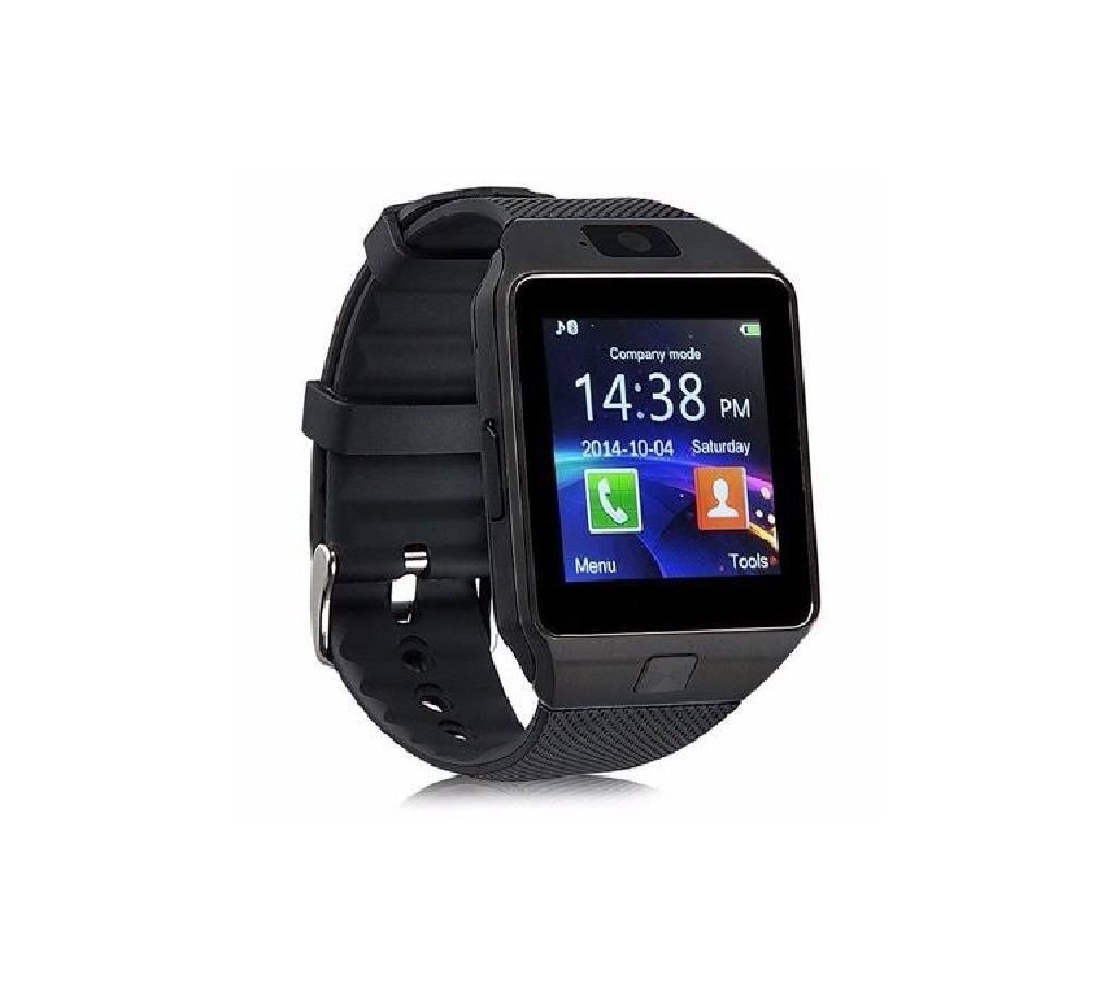 DZ-09 Black Sim Supported Smart Watch 