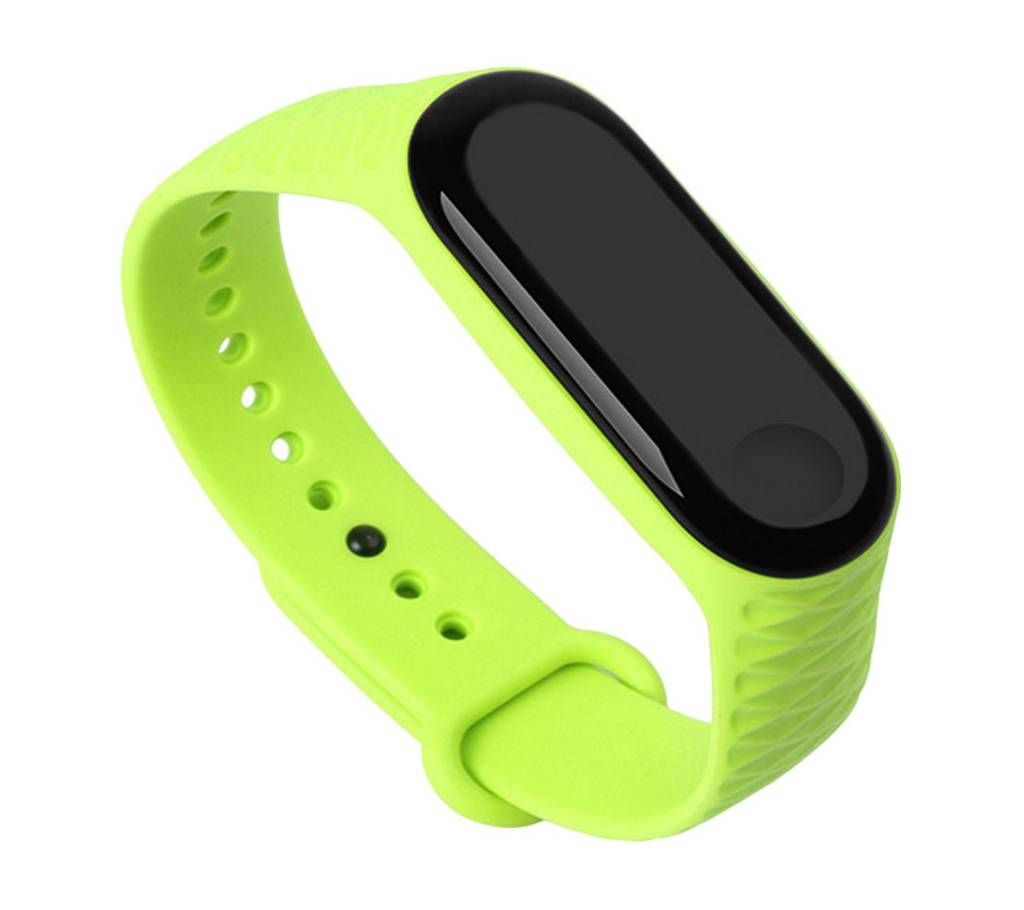 Replacement Silicone Strap for Mi Band 3 - Green
