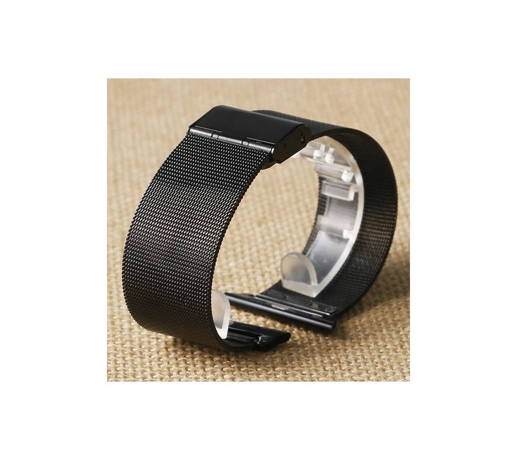 Stainless Steel Mesh Band Bracelet for Apple Watch 42mm - Black