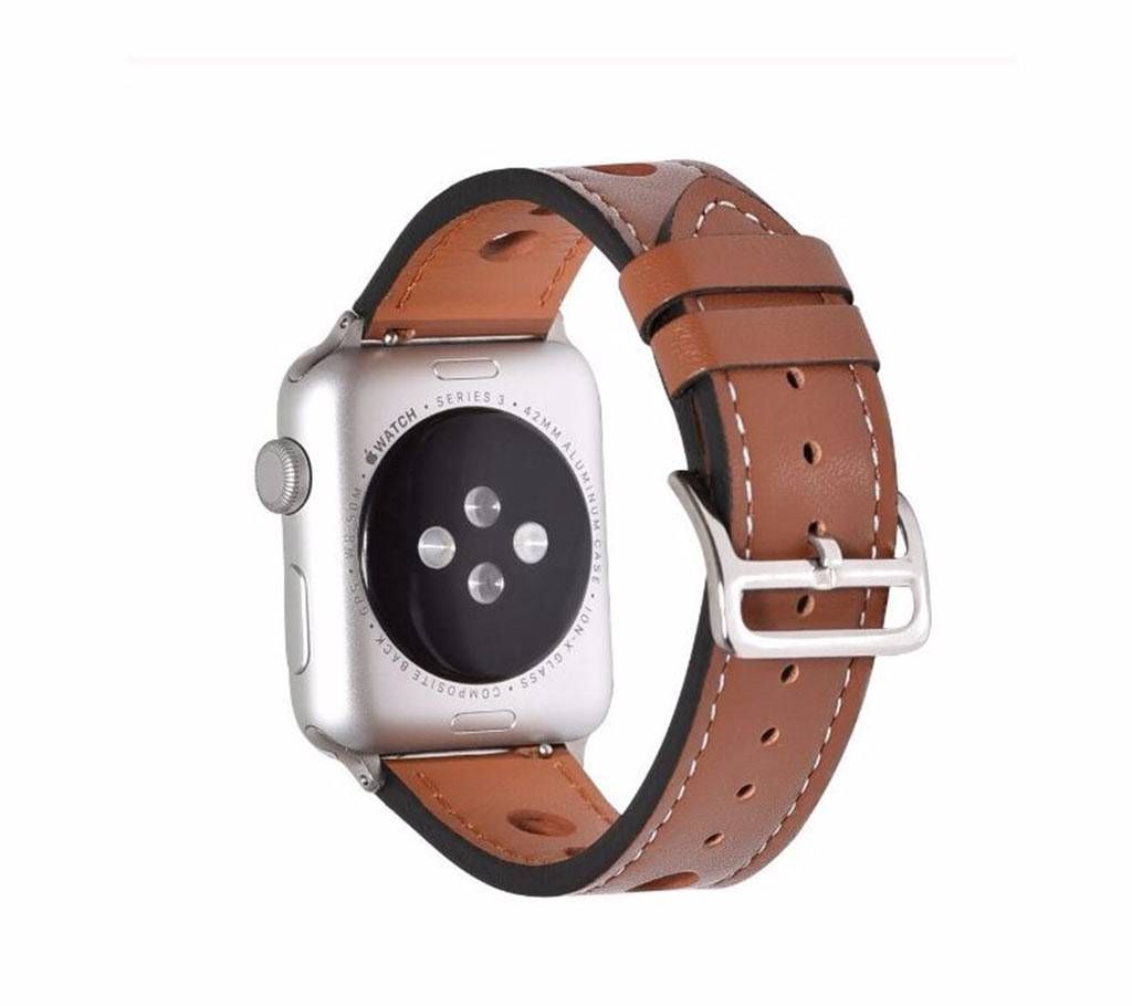 44mm/42mm Leather  Strap For Apple Watch series 4 3 2 1