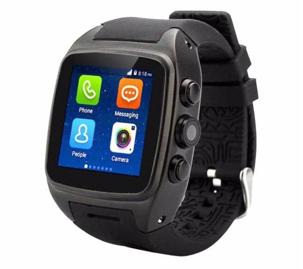 X01 Android Water Proof Smart Watch – Black 