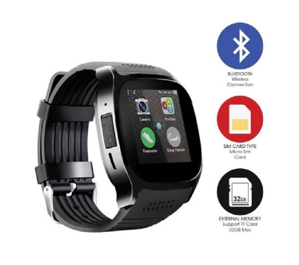 T8 Smartwatch Sim Supported Bluetooth Camera