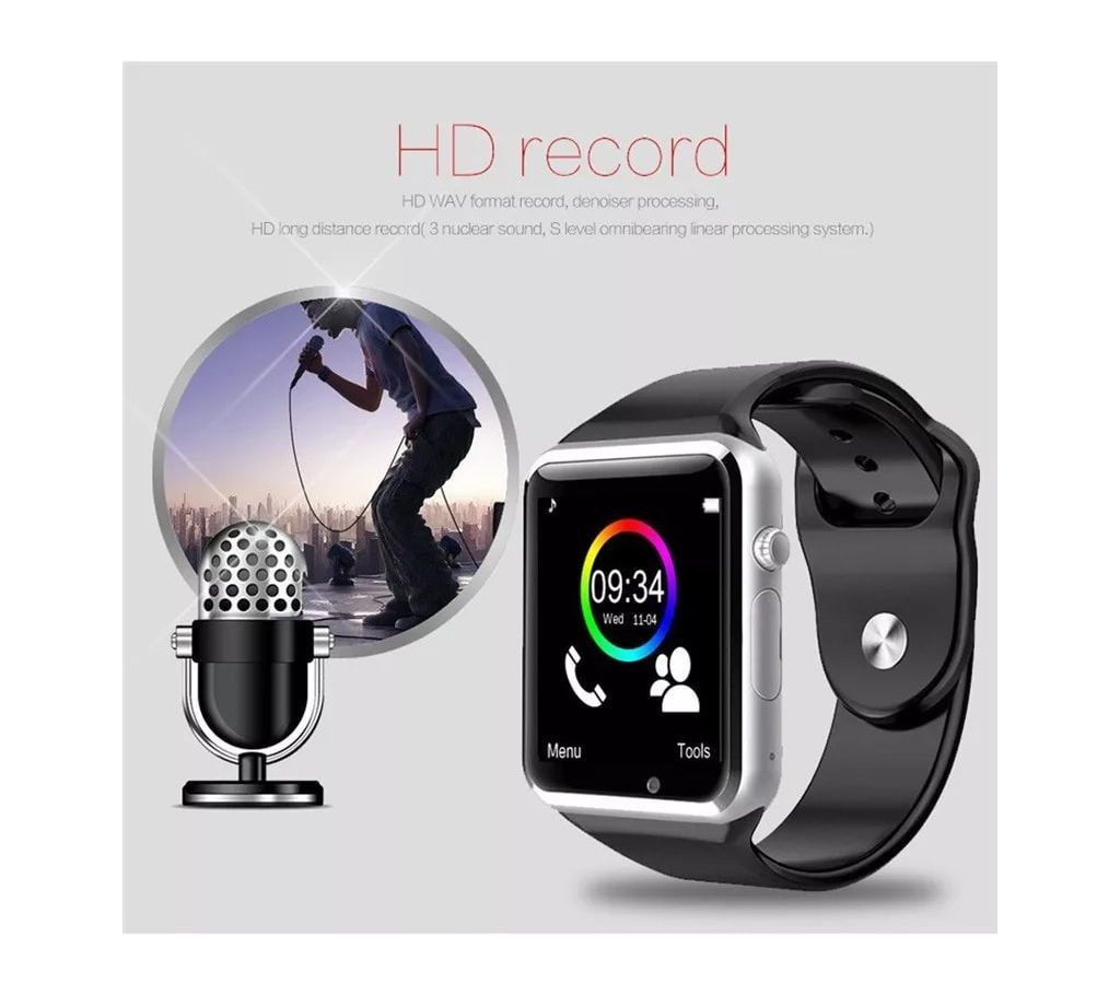 Smartwatch A1 for Android phones Support SIM TF card Call smart watch a1 Receive information Photography Pedometer Economic gift