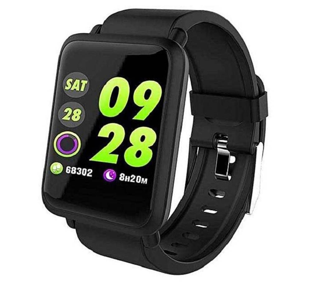 Ashraf International M28 Bluetooth Smart Watch - Black