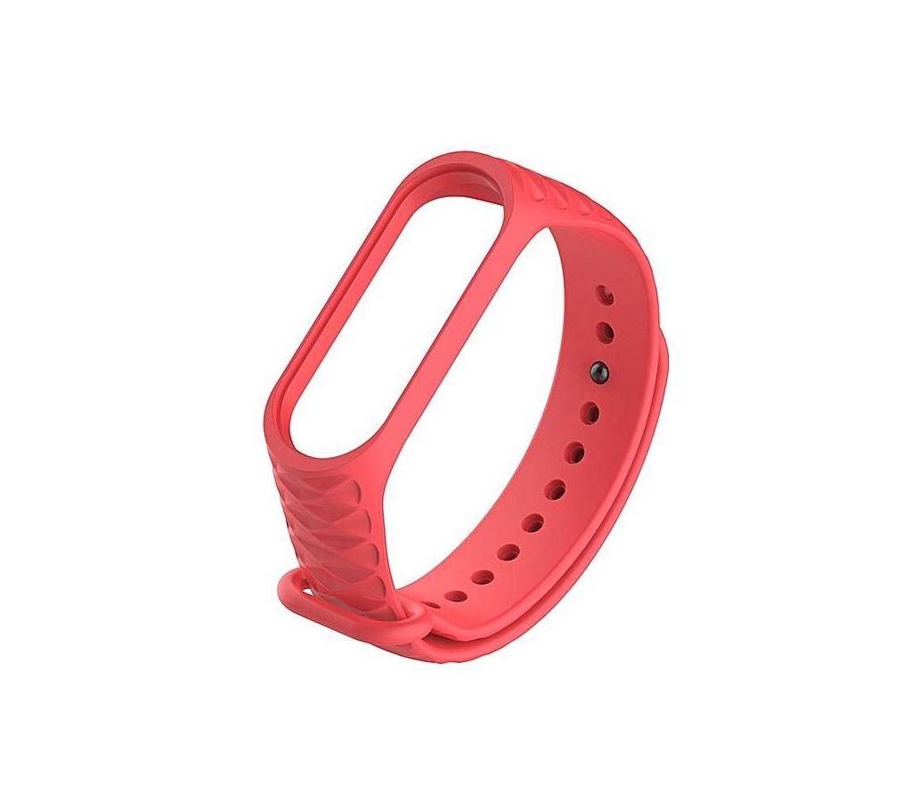 Replaceable Wrist Strap Bracelet for Xiaomi Mi Band 3 - Red