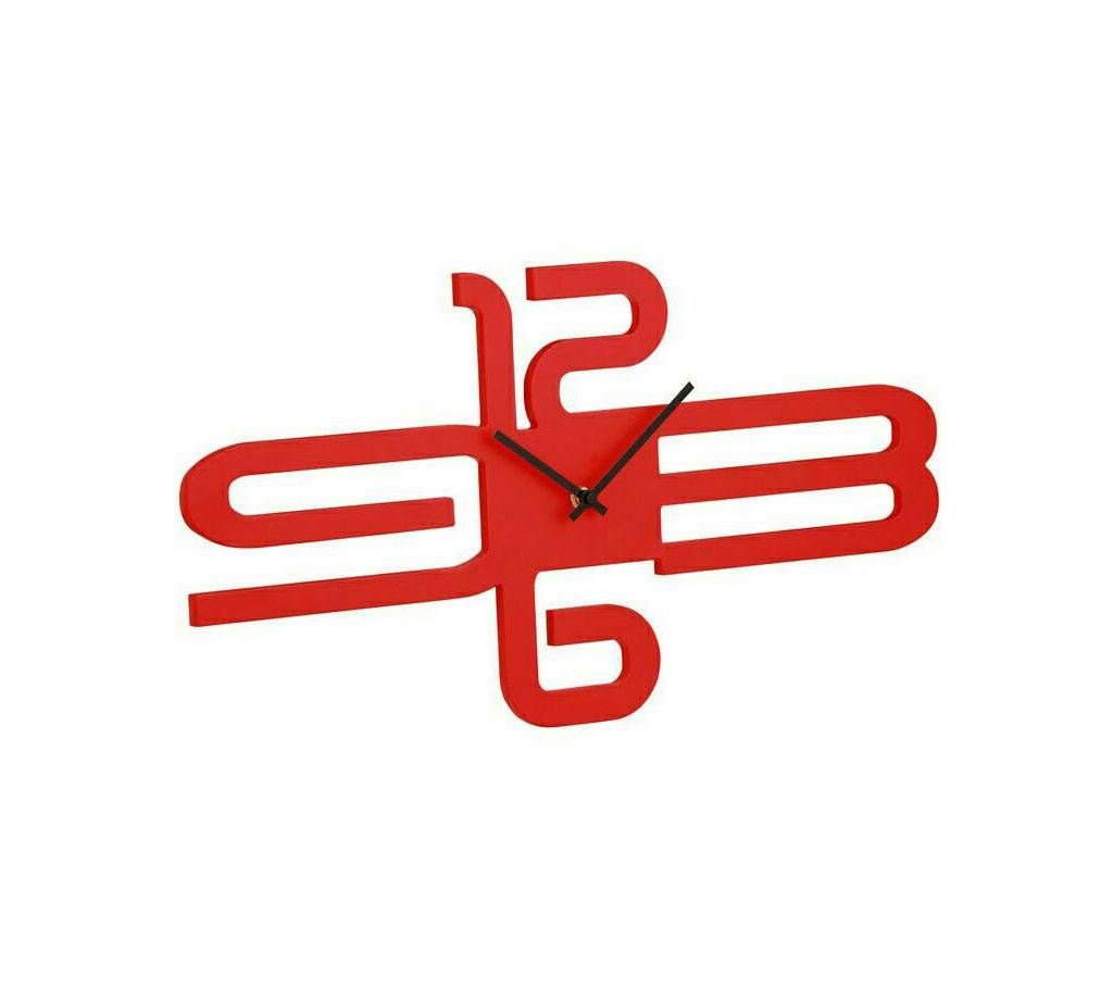 Wall clock with room decoration