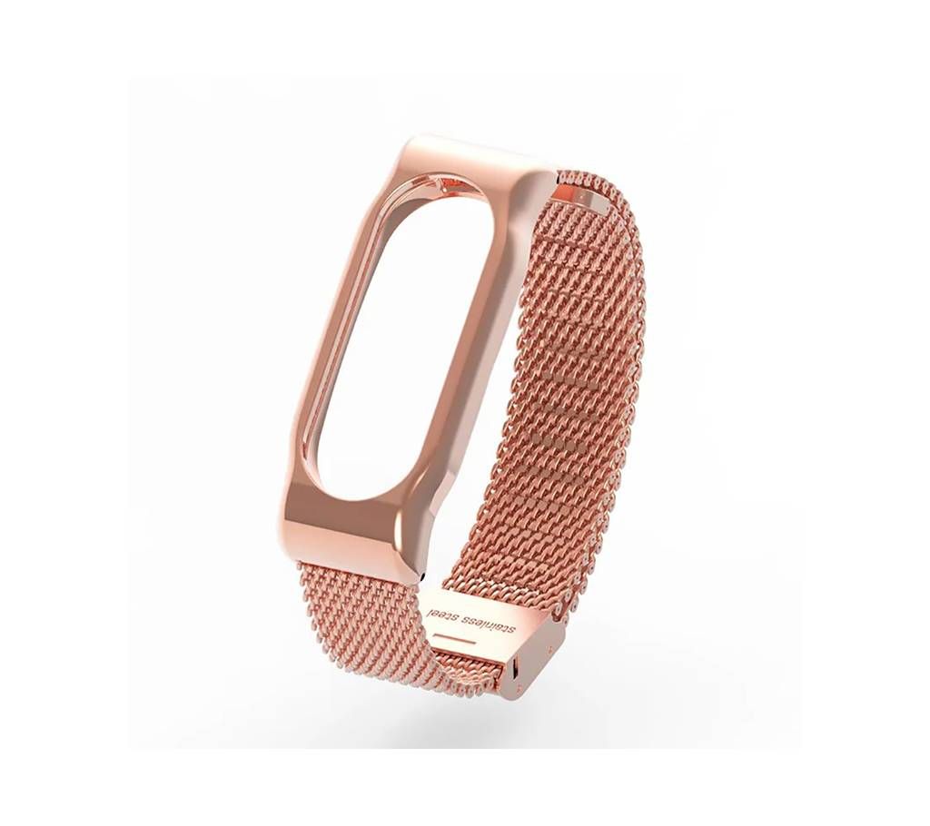 Xiaomi Mi Band 3 Stainless Steel Strap - Rose Gold