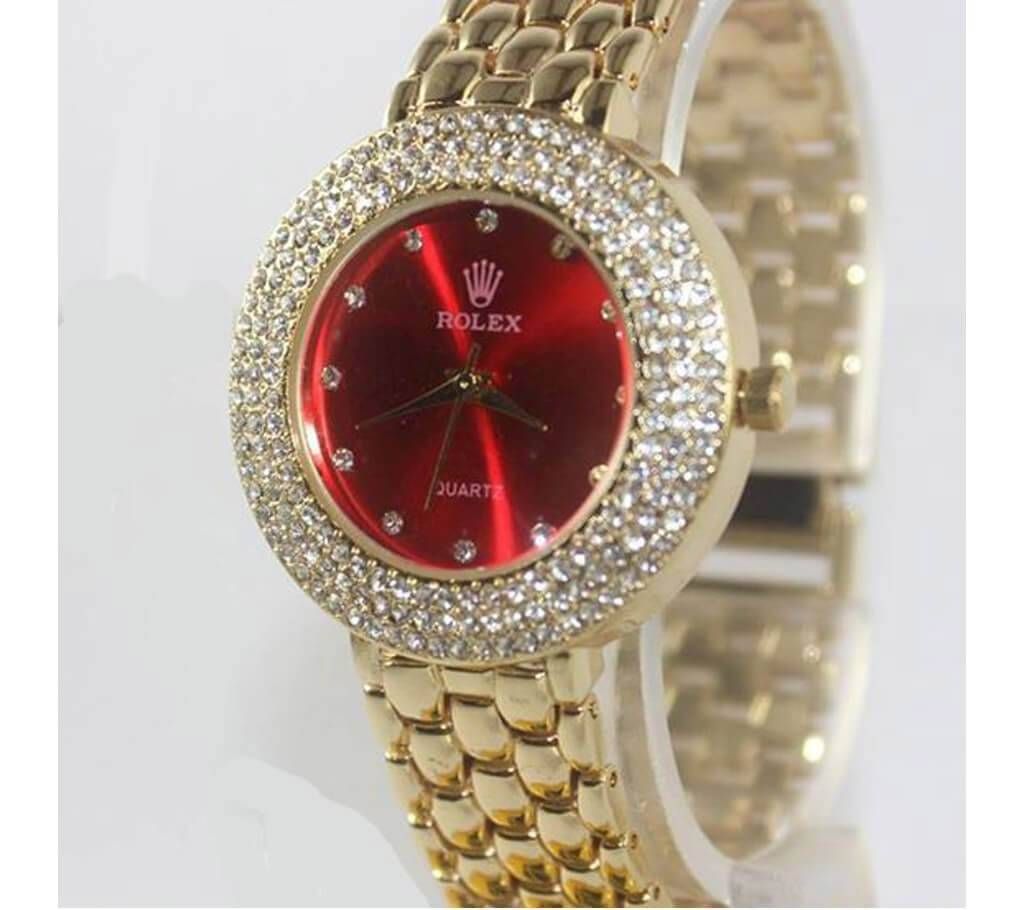Rolex Diamond Luxury Ladies Wrist Watch (Copy)