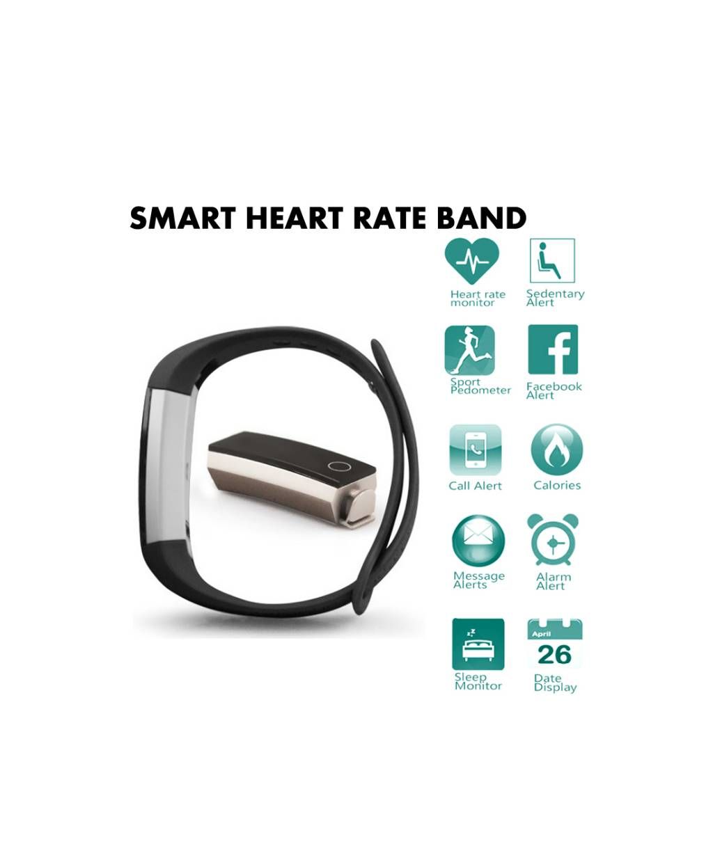 Smart Band with Heart Rate Monitoring