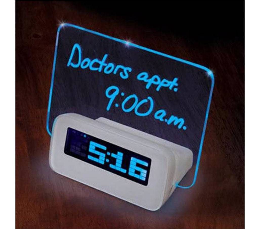 Massage board with digital clock 