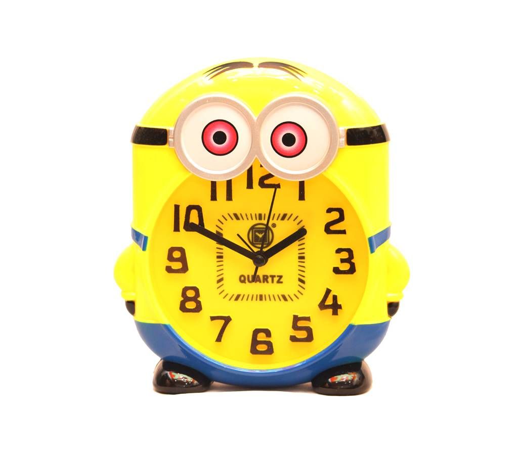MINION SHAPED TABLE CLOCK