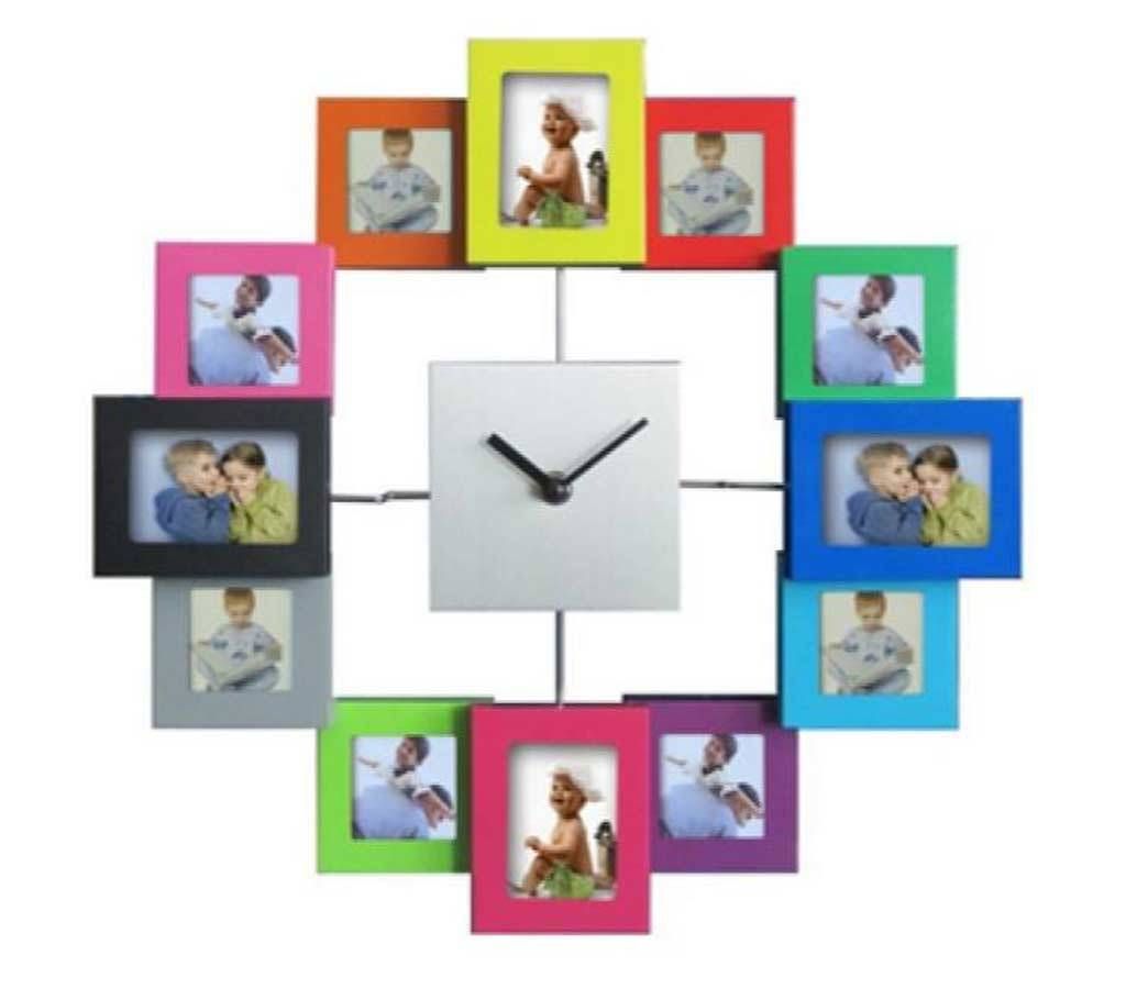 Photo Frame Wall Clock