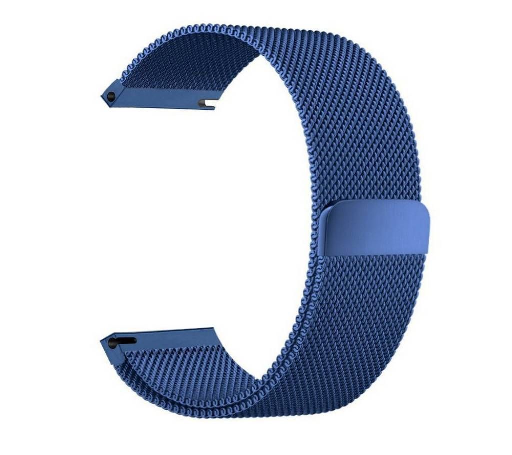High Quality 22mm Amazfit Pace Samsung S3 Frontier Magnetic Strap/Watch Belt-Blue
