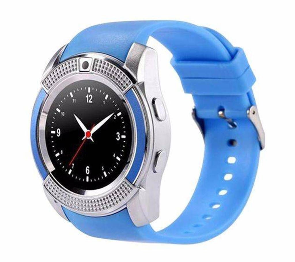 V8 Round Dial Smart Watch - SIM Supported