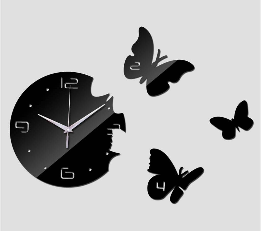 Butterfly Shape Wall Clock