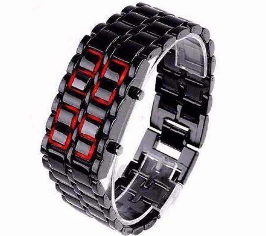 Samurai digital LED watch