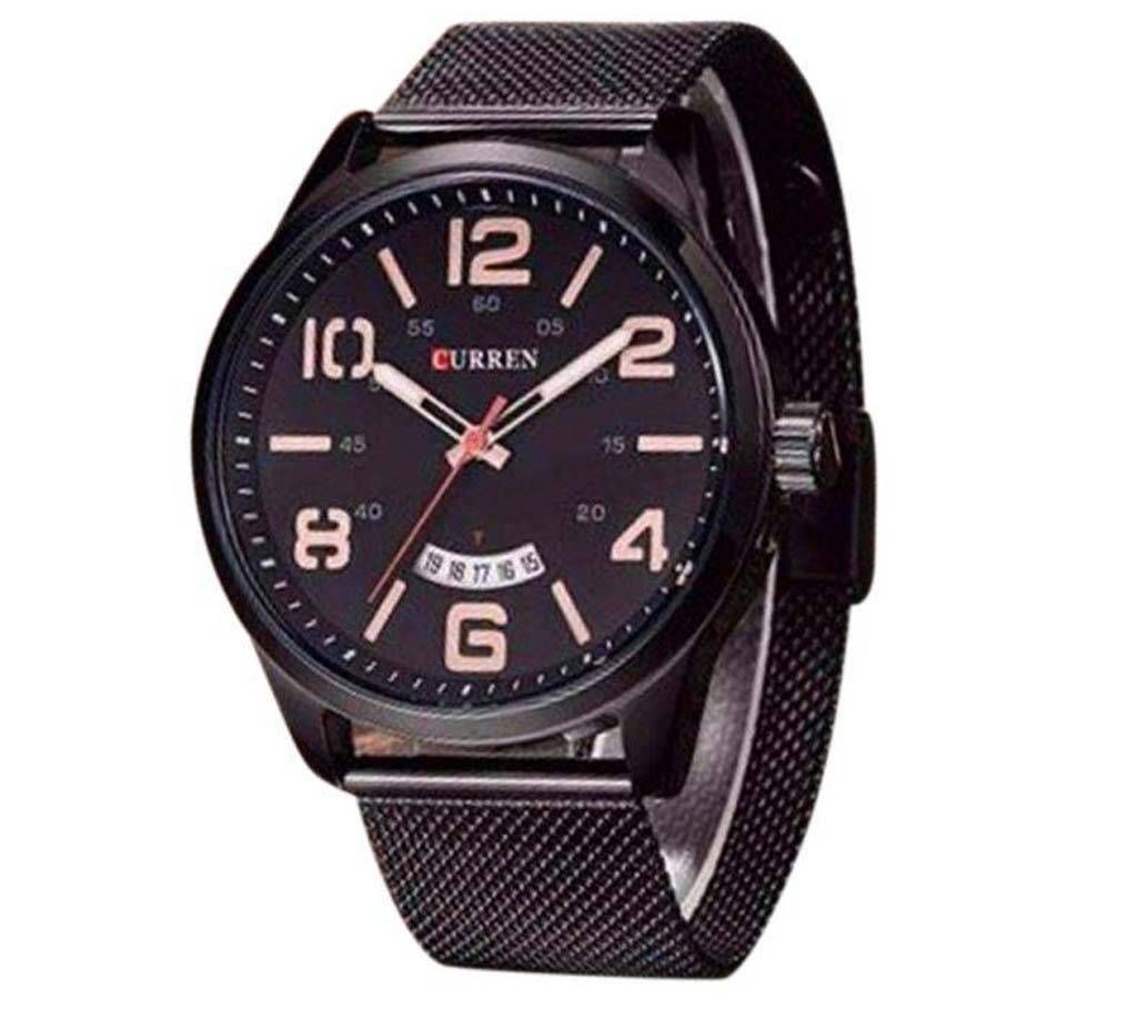 CURREN Black Wrist Watch For Men