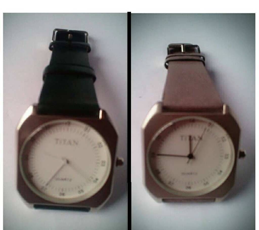 TITAN Gents Watch Copy - 2pcs 