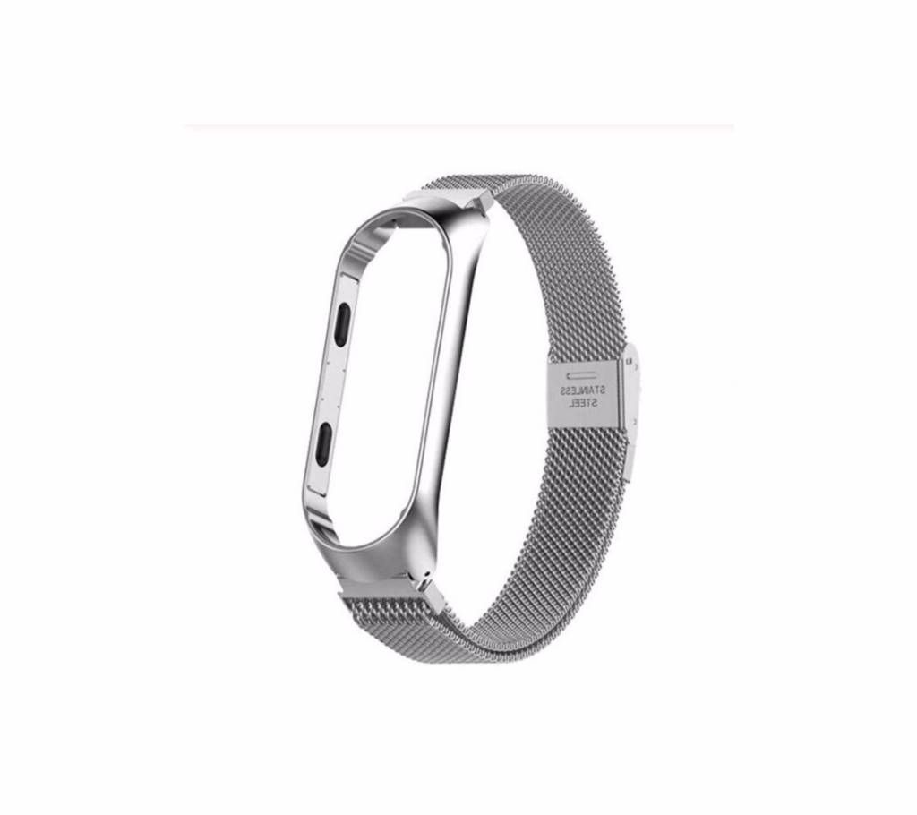 For Xiaomi Mi Band 3 replaceable Stainless Steel Wrist Strap Metal Wristband Buckle