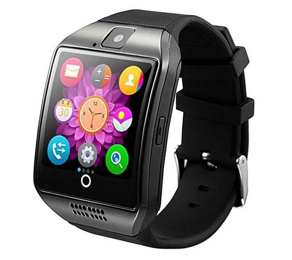 Smart Watch Sim Supported Q18 Black