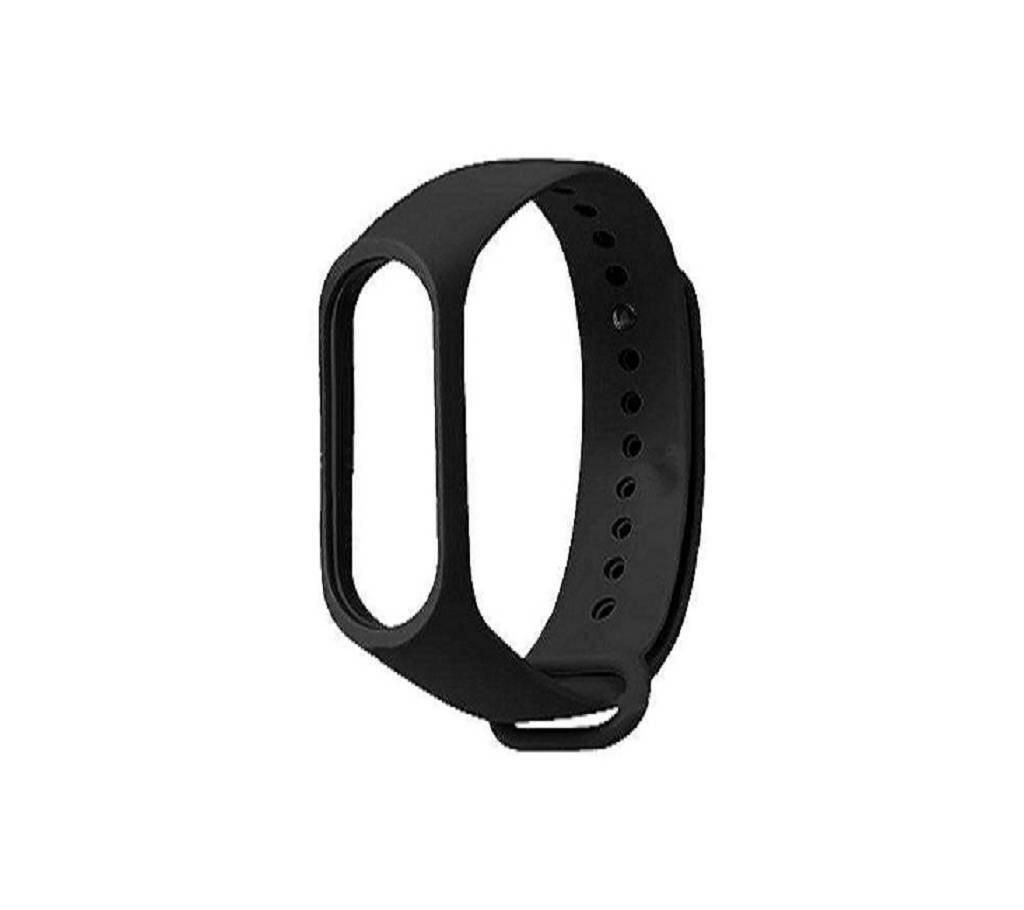 Xiaomi Replexcible Silicon Rist Strap For Mi Band 3  Black