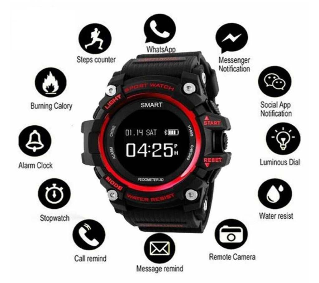 Makibes EX16 Bluetooth Smart Watch Call And SMS Alart Waterproof Blue Original