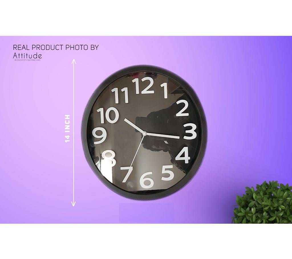 B&W Premium Quality Wall Clock for Bedroom, Drawing Room & Offices