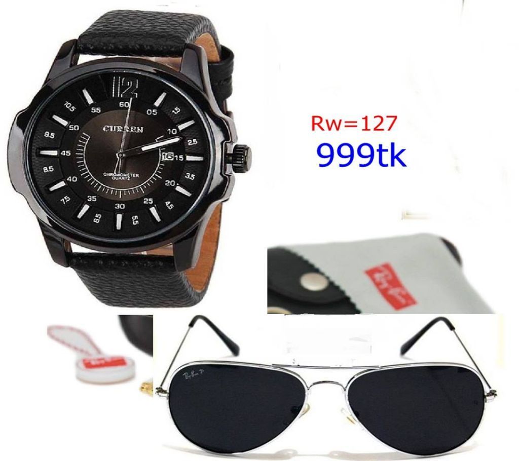 Watch and Sun-glass