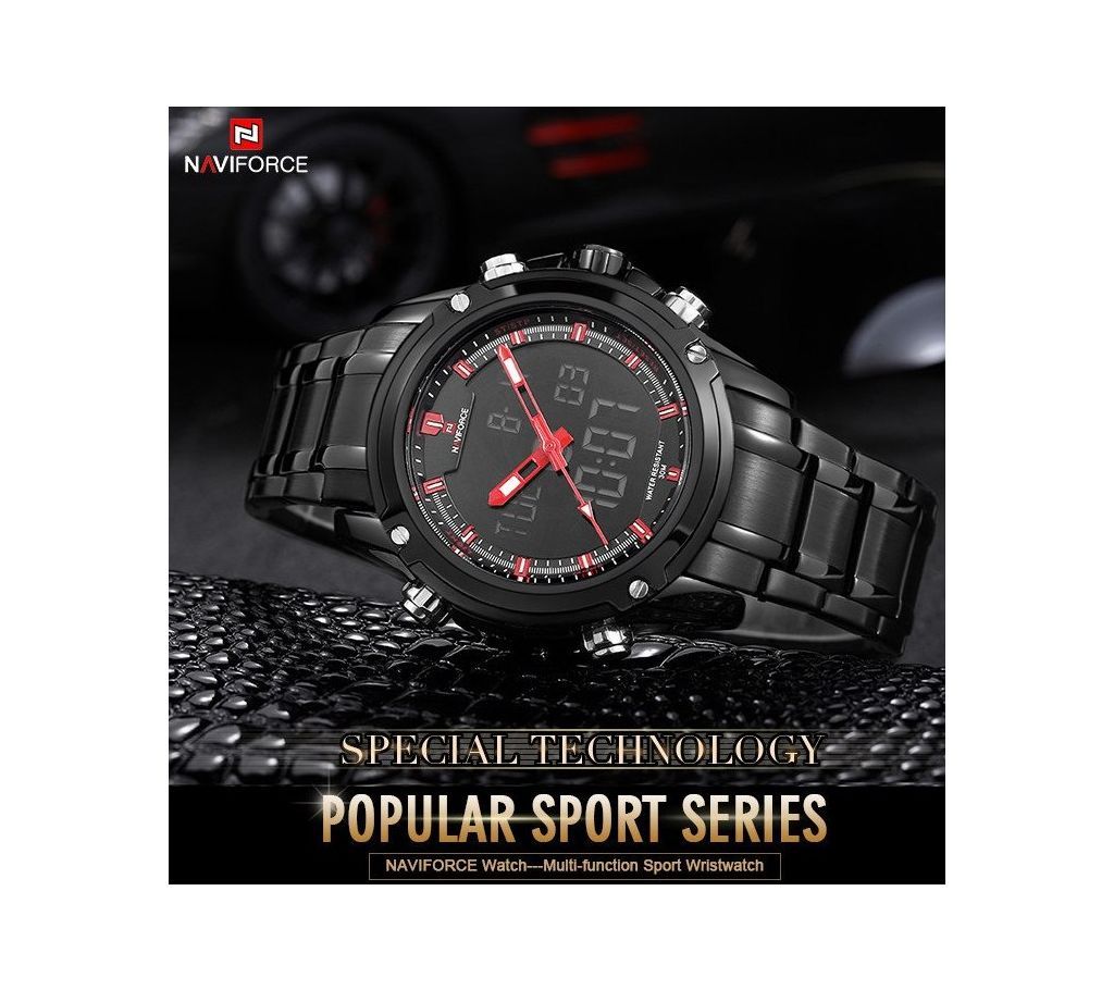 Luxury Brand Mens Military 3ATM Waterproof Analog NAVIFORCE Watch
