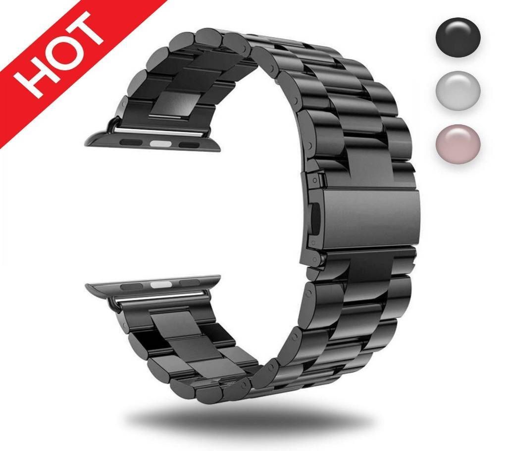 Premium Quality  22MM Amazfit Pace S3 Frontier  Triple-strand stainless steel bands Strap