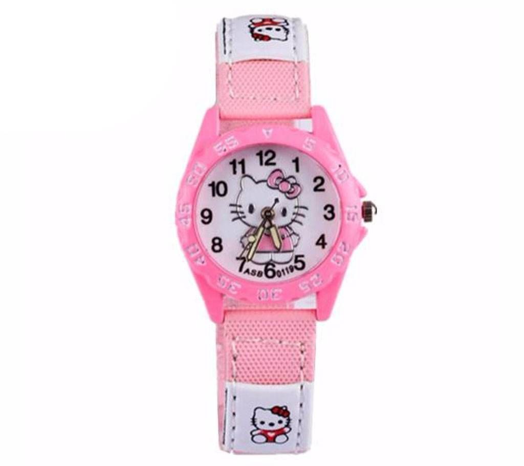 Hello Kitty Pink Wrist watches For Children's