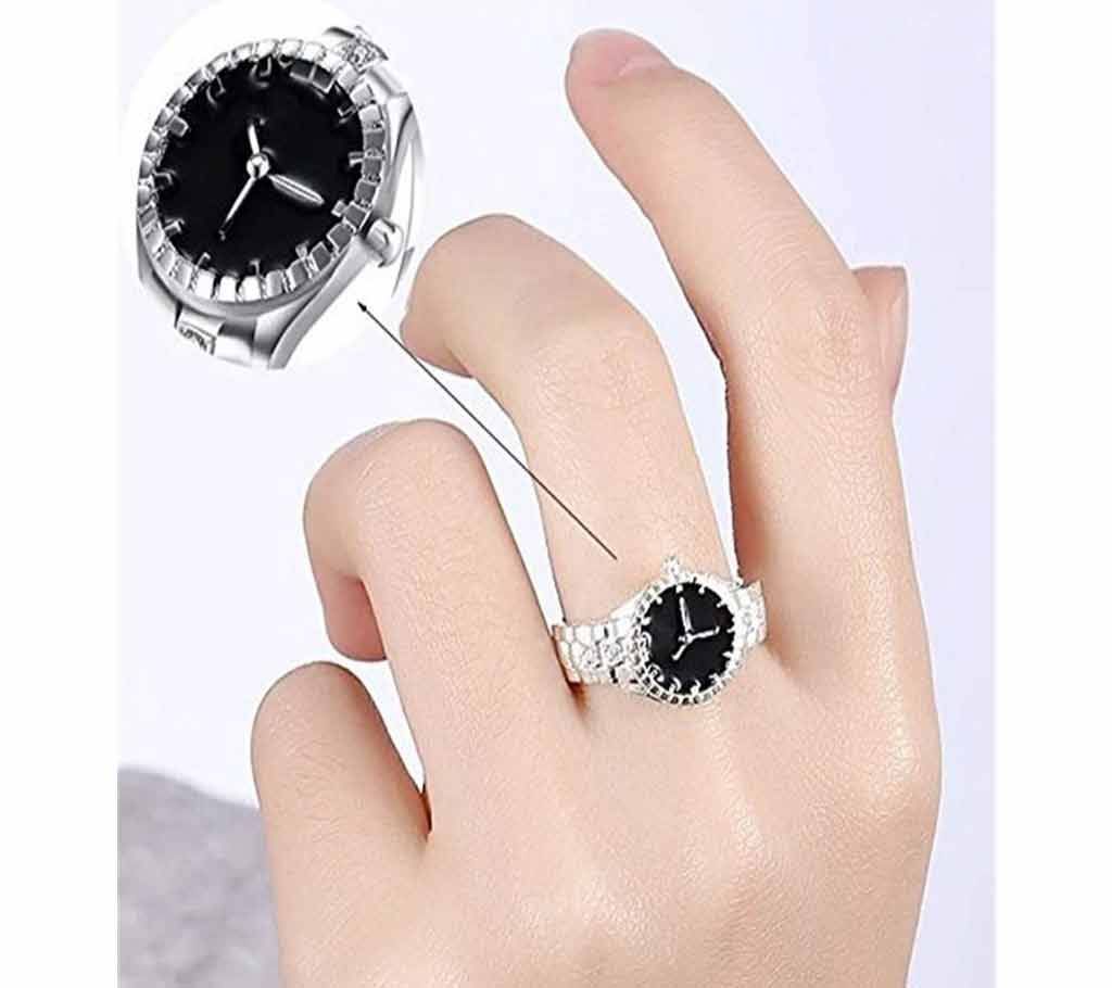 Finger Zircon Ring Alloys Watch