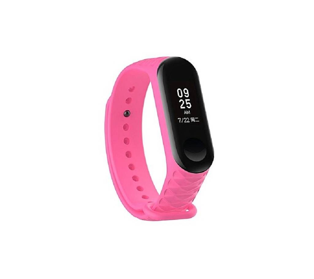 Replacement Silicone Strap for Mi Band 3 - Hot Pink
